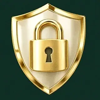 Shield with padlock — Voltrush