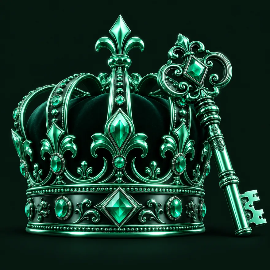 Royal crown and key — Voltrush