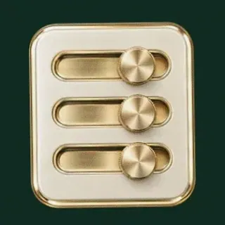 Three-knob control panel — Voltrush