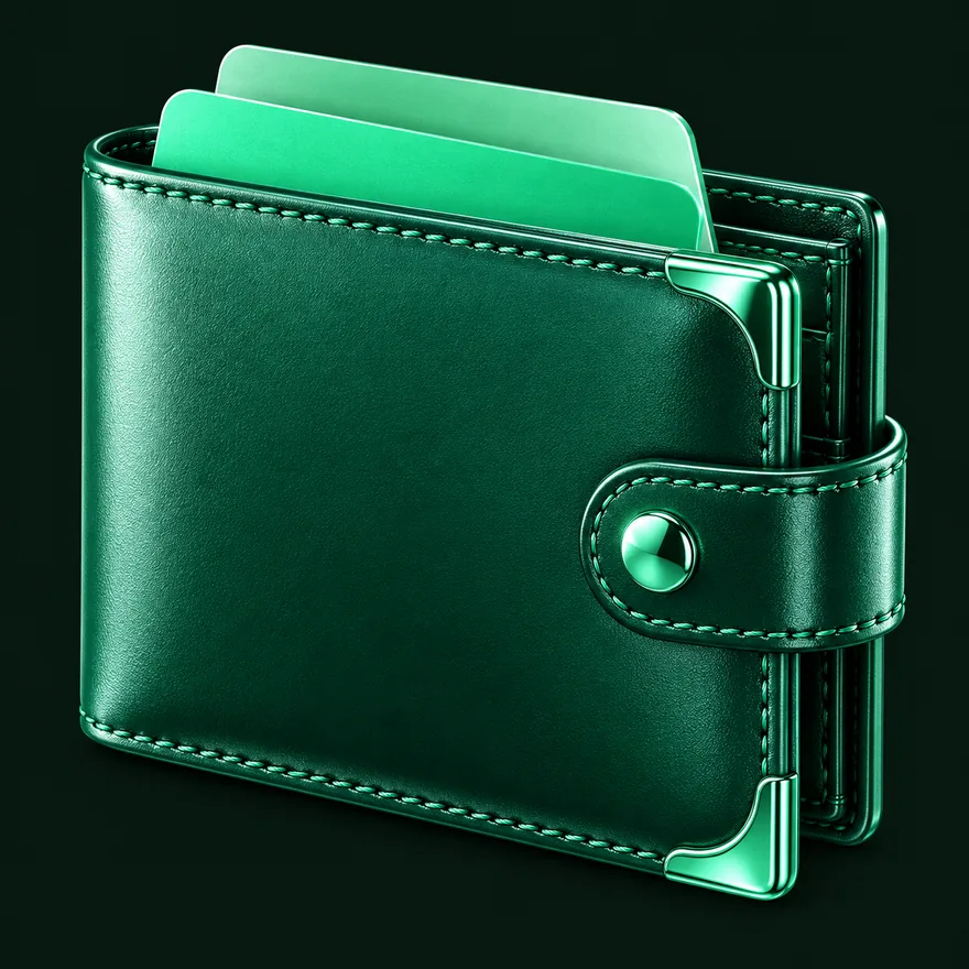 Leather wallet — Voltrush