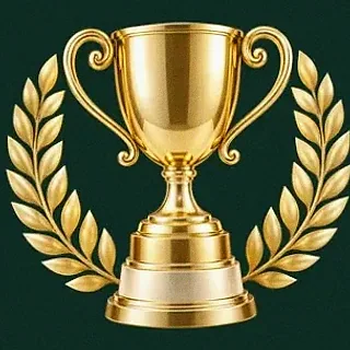 Gold trophy cup — Voltrush