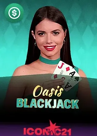 Oasis Blackjack live game cover
